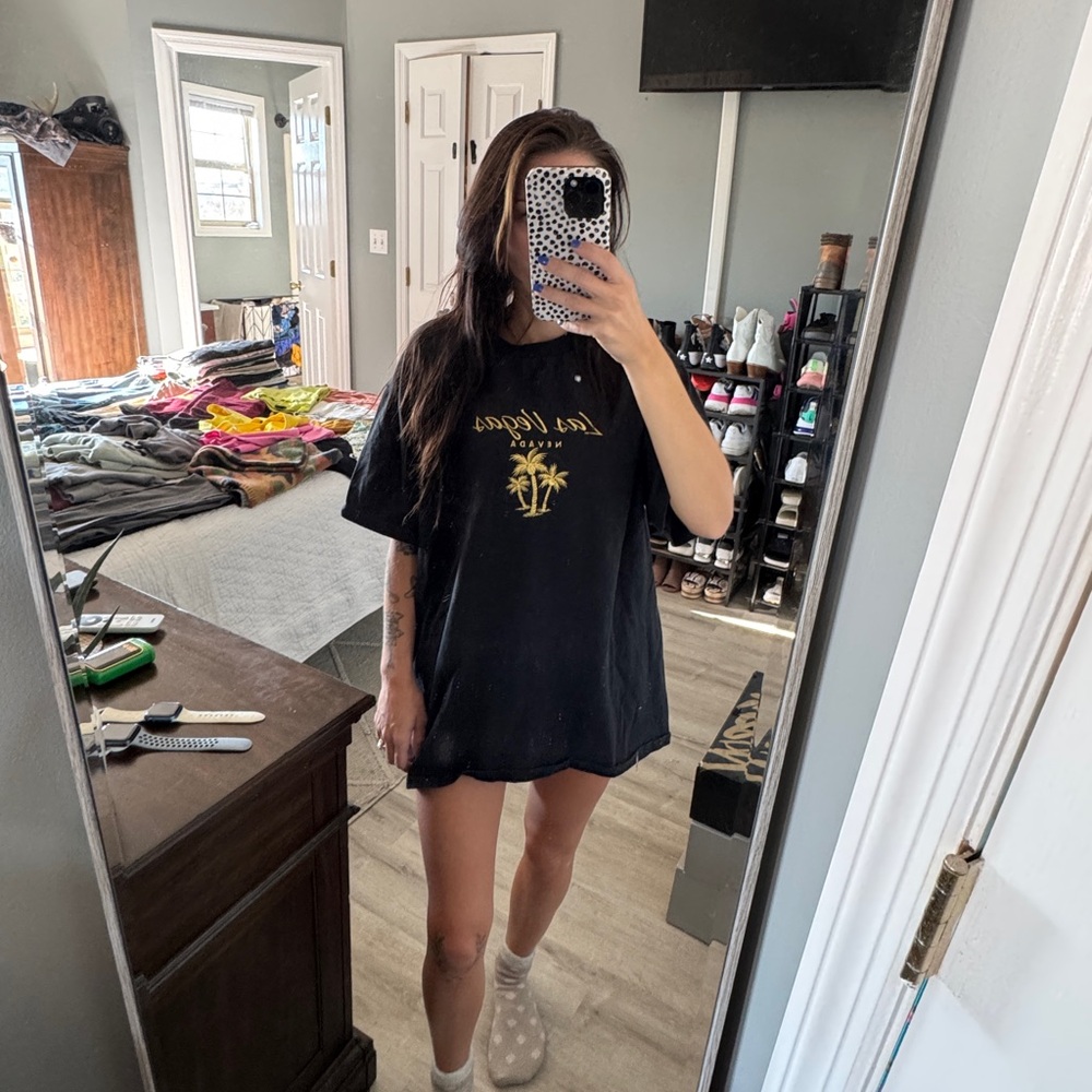 Black Graphic T-Shirt Las Vegas
